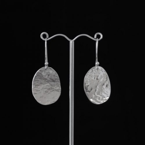 'Textured' Sterling Silver Earrings