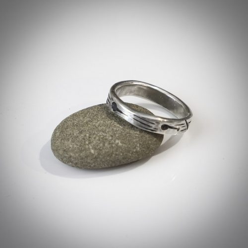 men's silver ring